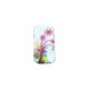 Coque pour Samsung I9300 Galaxy S3 fleurs roses jaunes effet gouttes d'eau + film protection écran offert