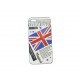 Coque pour Iphone 5 drapeaux Angleterre/UK journal  + film protection écran offert