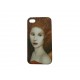 Coque pour Iphone 4 mate portrait + film protection écran offert