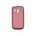 Coque pour Samsung Galaxy S3 Mini/ I8190 rose strass + film protection écran offert