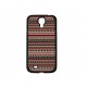 Coque pour Samsung Galaxy S4 / I9500 "Maya" pourtour noir version 7 + film protection écran offert