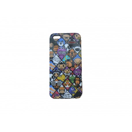 Coque pour Iphone 5 personnages bande dessinée + film protection écran offert