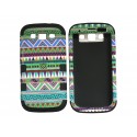 Coque pour Samsung Galaxy S3 / I9300 "Maya" verte semi-intégrale+ film protection écran offert