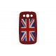 Coque pour Samsung Galaxy S3 / I9300 silicone UK/Angleterre rouge+ film protection écran offert