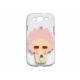 Coque pour Samsung Galaxy S3 / I9300 rockeur rose miroir + film protection écran offert