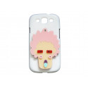 Coque pour Samsung Galaxy S3 / I9300 rockeur rose miroir + film protection écran offert