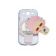 Coque pour Samsung Galaxy S3 / I9300 rockeur rose miroir + film protection écran offert