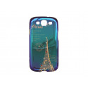 Coque pour Samsung Galaxy S3/I9300 tour Eiffel strass + film protection écran offert