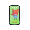 Coque silicone pour Samsung Galaxy S3 / I9300 renard + film protection écran offert