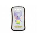 Coque silicone pour Samsung Galaxy S3 / I9300 chien + film protection écran offert