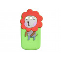 Coque silicone verte pour Samsung Galaxy S3 / I9300 lion + film protection écran offert