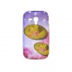 Coque silicone violette pour Samsung Galaxy Trend/S7560 chapeaux + film protection écran offert