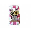 Coque TPU pour Samsung Galaxy Trend/S7560 hibou pirate + film protection écran offert