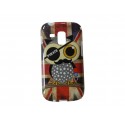 Coque TPU pour Samsung Galaxy Trend/S7560 UK/Angleterre hibou + film protection écran offert