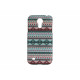 Coque pour Samsung Galaxy S4 / I9500 "maya" bleue + film protection écran offert