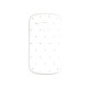 Coque silicone pour Samsung Galaxy Trend/S7560  blanche strass + film protection écran offert